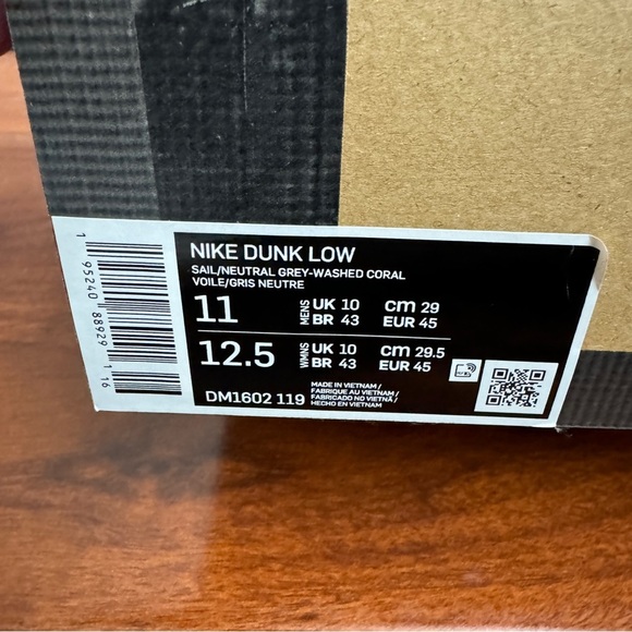 Nike Dunk Low Off-White Lot 24 Size 11 - Picture 13 of 14